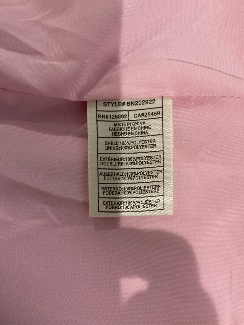 Steve Madden Pastel Pink Open Front Blazer - Picture 5 of 5
